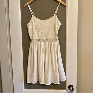 H&M white lace dress
